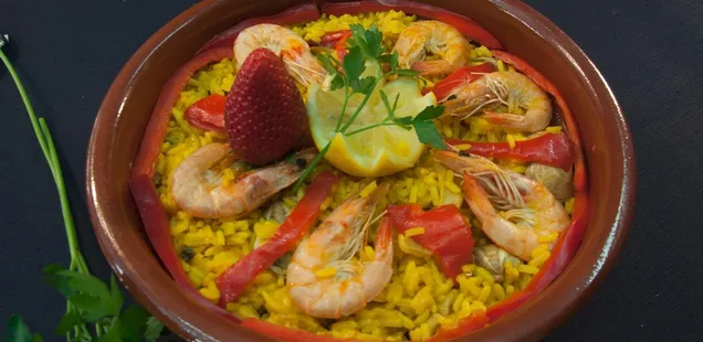 Paella dinner Spain